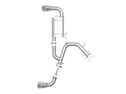 aFe 49-37009-P Takeda Exhaust Axle-Back 19-20 Hyundai Veloster N 304SS Polished Dual Tips