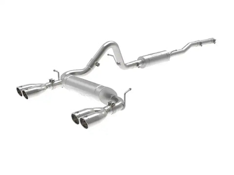 aFe 49-38087-P Vulcan Series 2.5in 304SS Cat-Back Exhaust 07-18 Jeep Wrangler (JK) V6-3.6/3.8L w/ Polished Tips