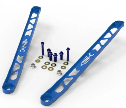 aFe 450-721003-L CONTROL 304 Stainless Steel Front Suspension Strut Brace Blue - Toyota GR Supra (A90) 20-21