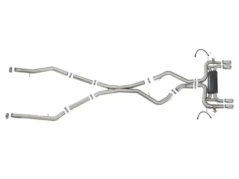 aFe 49-36351-P MACHForce XP Exhausts Cat-Back SS 21 BMW M2 Competition L6-3.0L w/Polished Tips