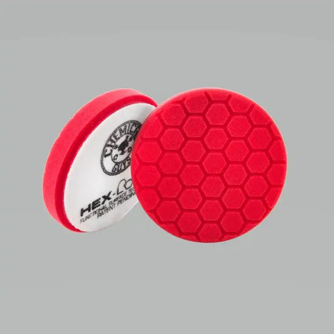 Chemical Guys Hex Logic Self-Centered Perfection Ultra-Fine Finishing Pad - Red - 5.5in - Case of 12