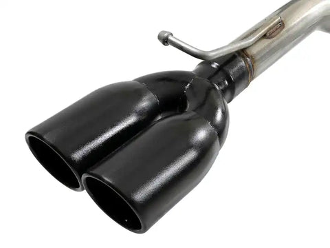 aFe 49-32067-B MACH Force-Xp 2-1/2in 304 SS Cat-Back Exhaust 15-21 Dodge Challenger V6-3.6L - Quad Black Tip