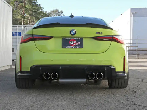 aFe 49-36351-P MACHForce XP Exhausts Cat-Back SS 21 BMW M2 Competition L6-3.0L w/Polished Tips