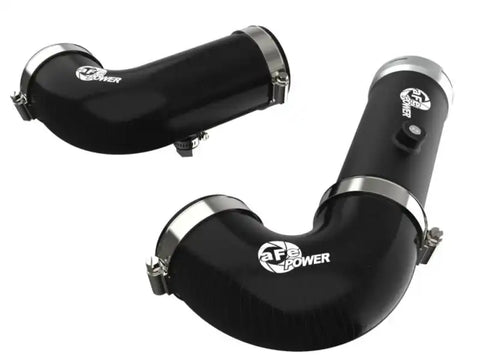aFe 46-20454-B BladeRunner Intercooler Hot & Cold Side Tubes Combo 20-21 GM Trucks 3.0L (td) - Black