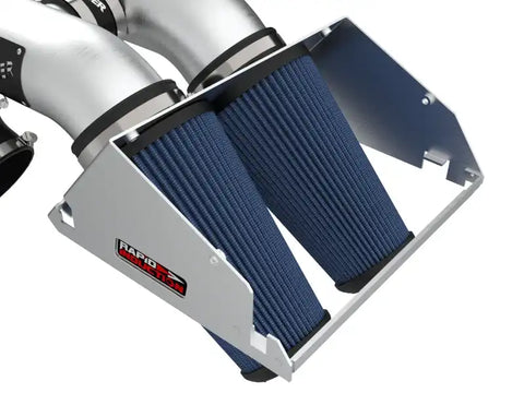 aFe 52-10015RH Rapid Induction Pro 5R Cold Air Intake System Brushed 21-22 Ford F-150 Raptor V6-3.5L (tt)