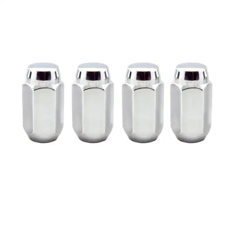 McGard Hex Lug Nut (Cone Seat) M12X1.75 / 13/16 1.815in. Length (4-Pack) - Chrome