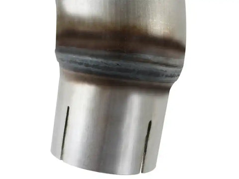 aFe 48-06210 Twisted Steel Delete Down-Pipe and Y-Pipe 2 to 2-1/2in Alum Exhaust 12-16 Jeep Wrangler