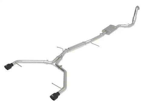 aFe 49-36420-B 17-19 Audi A4 (B9) MACH Force-Xp 3in to 2.5in 304 SS Cat-Back Exhaust System-Dual Tips