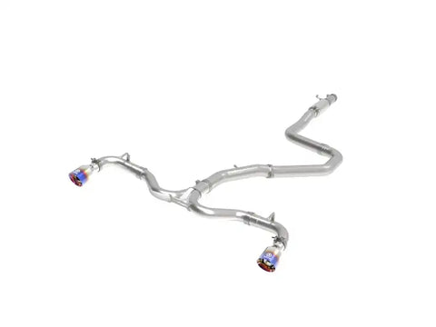 aFe 49-37003-1L Takeda 304SS Cat-Back Exhaust w/Blue Flame Tips 2018 Hyundai Elantra GT Sport I4 1.6L (t)