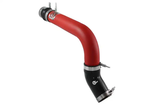 aFe 46-20138-R BladeRunner 3in Red Intercooler Tube Hot Side w/Couplings 13-14 Dodge RAM Diesel 6.7L (td)
