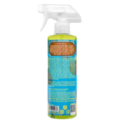 Chemical Guys Pina Colada Air Freshener & Odor Eliminator - 16oz - Case of 6