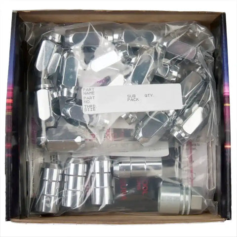 McGard 5 Lug Hex Install Kit w/Locks (Cone Seat Nut) 9/16-18 / 7/8 1.75in. Length - Chrome