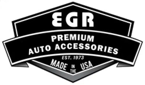 EGR 2019 Chevy 1500 Double Cab Tape-On Window Visors - Set of 4 Dark Smoke