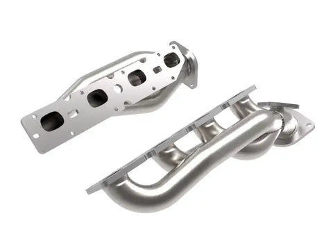 aFe 48-32029 Power Twisted Steel 304SS Shorty Header 19-21 Ram 2500/3500 V8-6.4L