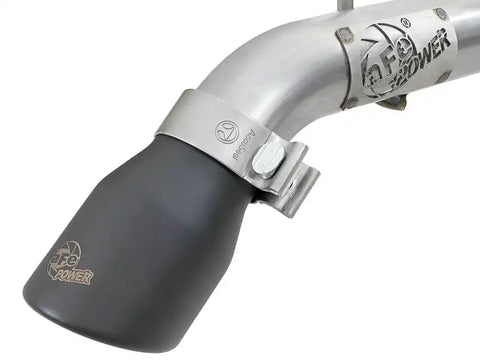 aFe 49-48070-1B MACH Force-Xp Axle-Back Exhaust System w/Black Tip 18-20 Jeep Wrangler L4-2.0T / V6-3.6L
