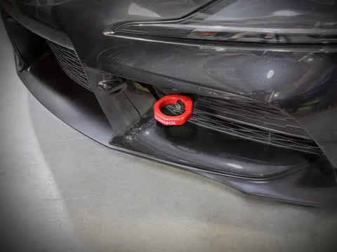 aFe 450-721001-R Control Front Tow Hook Red 20-21 Toyota GR Supra (A90)