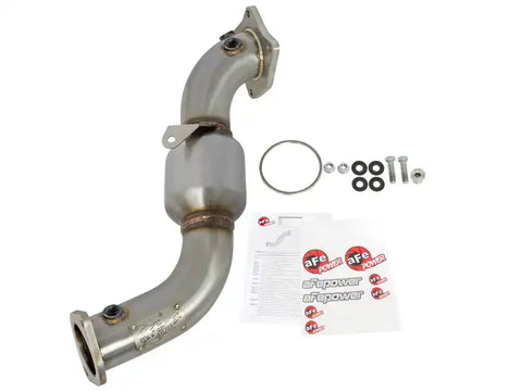 aFe 48-34126-HC Twisted Steel Down-Pipe (Street) 13-16 Cadillac ATS L4-2.0L (t)