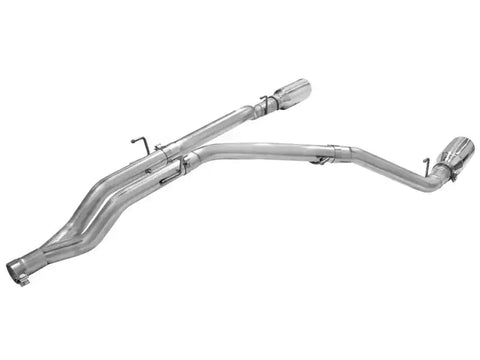 aFe 49-42044-P MACHForce XP DPF-Back Exhaust 3in SS w/ 6in Polished Tips 2014 Dodge Ram 1500 V6 3.0L EcoDiesel