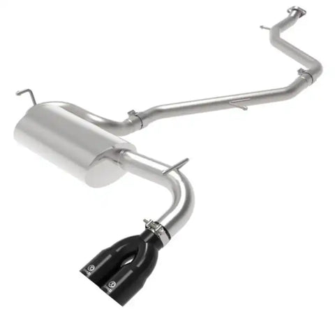aFe 49-36044-B Takeda 18-21 Toyota C-HR 2.0L 2.5in 304 Stainless Steel Cat-Back Exhaust w/ Black Tip
