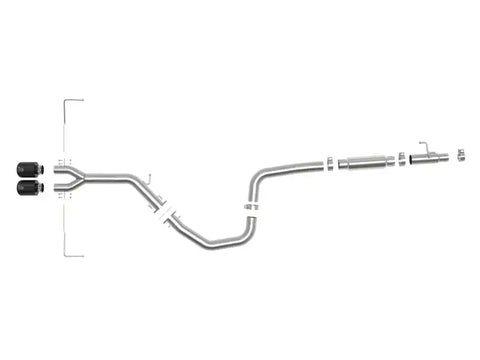 aFe 49-37011-B Takeda Exhaust Cat-Back 19-20 Hyundai Veloster 304SS Black Dual Tips