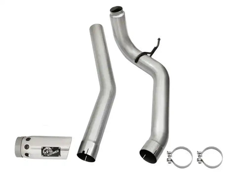 aFe 49-46113-P LARGE Bore HD Exhausts 4in DPF-Back SS-409 2016 Nissan Titan XD V8-5.0L CC/SB (td)