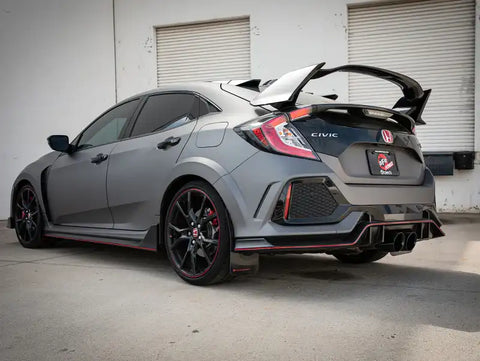 aFe 49-36626-B Takeda 2.5in 304SS Axle-Back Exhaust System 17-19 Honda Civic Type R L4-2.0L (t) - Black Tip