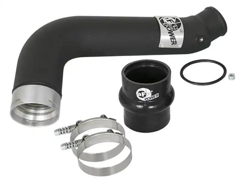 aFe 46-20339-B BladeRunner 3in Black Intercooler Tube Cold Side 17-18 GM Diesel Trucks V8 6.6L (td) L5P
