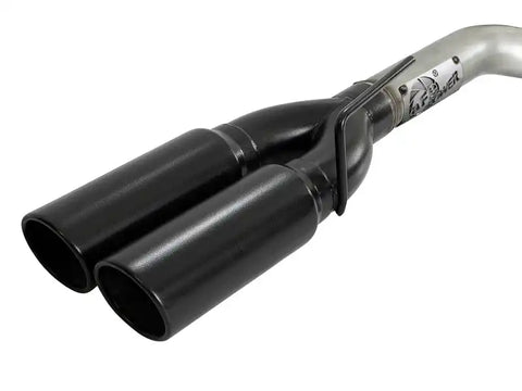aFe 49-34102-B Vulcan Series 4-3in 304SS Exhaust Cat-Back w/ Blk Tips 2019 GM Silverado/Sierra 1500 V8-6.2L