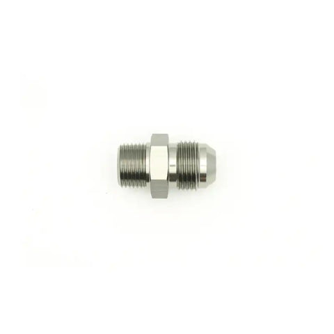 DeatschWerks 8AN Male Flare to 3/8in Male NPT Adapter - Anodized Matte Black