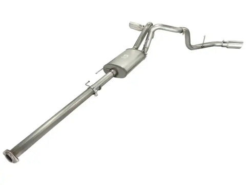 aFe 49-43056-P MACHForce XP Exhausts 3inSS Dual Side Exit Cat-Back 11-14 Ford F150 Ecoboost V6-3.5L (TT)