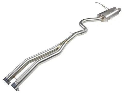 aFe 49-36313 MACHForce Exhaust Cat-Back SS-304 w/ Polished Tips 07-13 BMW 328i (E92/93) L6 3.0L Non-Turbo