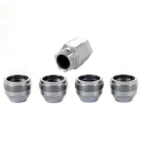 McGard Wheel Lock Nut Set - 4pk. (Under Hub Cap / Cone Seat) 7/16-20 3/4 & 13/16 Hex .775in. L