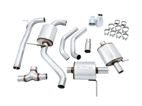 AWE Tuning 18-19 Volkswagen Jetta GLI Mk7 Touring Exhaust - Chrome Silver Tips (Fits High-Flow DP)
