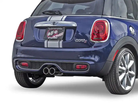 aFe 49-36331-P MACHForce XP Exhausts Cat-Back SS-304 14-17 Mini Cooper S Hardtop 2-Door w/ Polished Tips