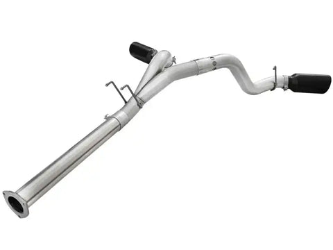 aFe 49-03065-B Atlas Exhaust 4in DPF-Back Al Steel 11-14 Ford Diesel Trucks V8-6.7L (td)
