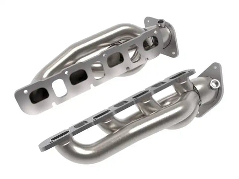aFe 48-32030 Power Twisted Steel 304SS Shorty Header 2021 Ram 1500 TRX V8-6.2L (uncoated)