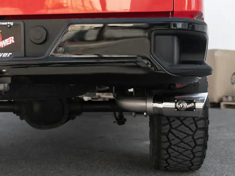 aFe 49-44107-P Apollo GT Series 2019 GM Silverado/Sierra 1500 4.3L/5.3L 409 SS CB Exhaust System w/Polished Tip
