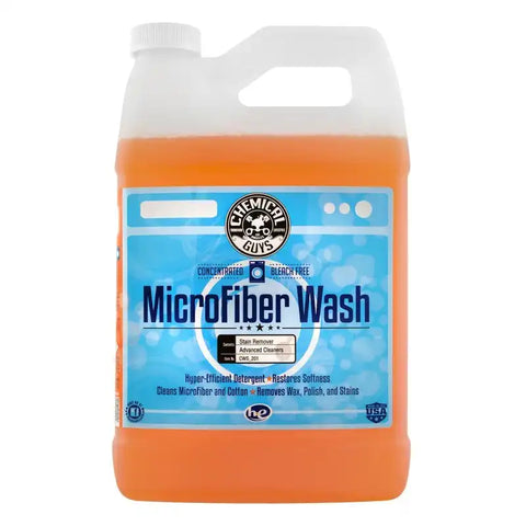 Chemical Guys Microfiber Wash Cleaning Detergent Concentrate - 1 Gallon - Case of 4