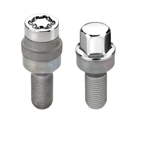 McGard 5 Lug Hex Install Kit w/Locks (Radius Seat Bolt) M14X1.5 / 17mm 28.1mm Shank L - Chrome