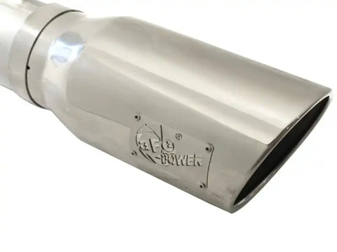 aFe 49-43054-P MACHForce XP 5in DPF-Back Stainless Steel Exh Sys, polished tip,Ford Diesel Trucks 08-10 V8-6.4L