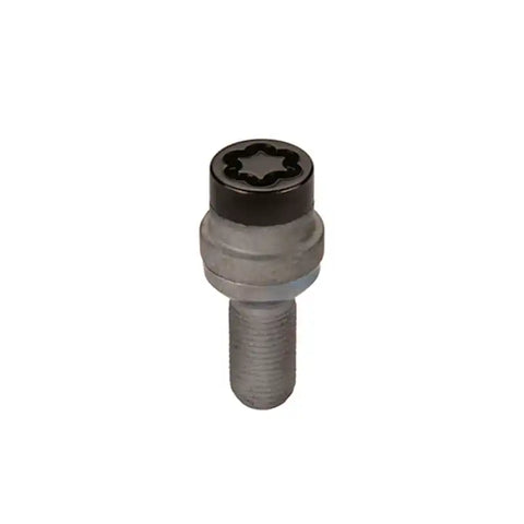 McGard Wheel Lock Bolt Set - 4pk. (Radius Seat) M14X1.5 / 19mm Hex 35.4mm Shank Length Black