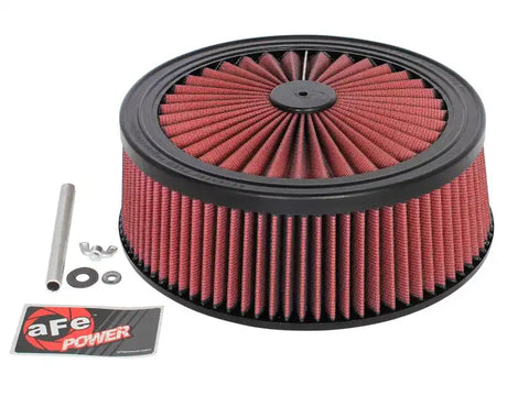 aFe 18-31415 MagnumFLOW Air Filters Round Racing P5R A/F TOP Racer 14D x 5H (Blk/Red)