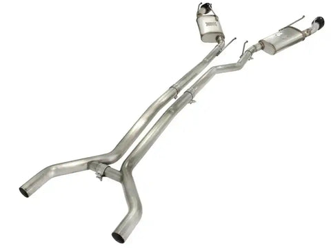 aFe 49-44042-B MACHForce XP Exhaust 2.5in Stainless Steel CB/10-13 Chevy Camaro V6-3.6L (td) (gloss blk tip)