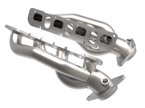 aFe 48-32030 Power Twisted Steel 304SS Shorty Header 2021 Ram 1500 TRX V8-6.2L (uncoated)
