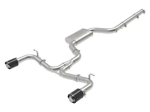 aFe 49-36422-C MACHForce XP 3in-2.5in SS Exhaust Cat-Back 18-19 Volkswagen GTI (MK7.5) L4-2.0L (t) - Carbon