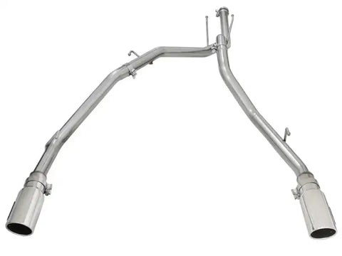 aFe 49-42041-P MACHForce XP DPF-Back Exhaust 2.5in SS with Polished Tips 2014 Dodge Ram 1500 V6 3.0L EcoDiesel