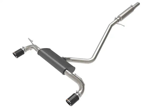 aFe 49-33142-C Ford Bronco Sport 21-22 L3-1.5L (t)/L4-2.0L (t) Vulcan Cat-Back Exhaust System- Carbon Tips