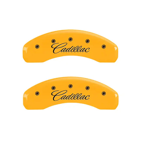 MGP 4 Caliper Covers Engraved Front & Rear MGP Black finish silver ch