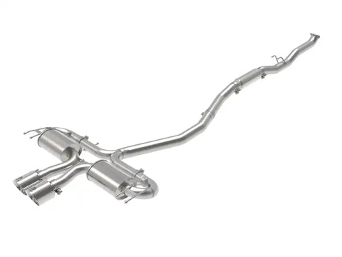 aFe 49-36624-P Takeda 3in 304 SS Cat-Back Exhaust System w/Polished Tips 17-21 Honda Civic Sport L4-1.5L (t)