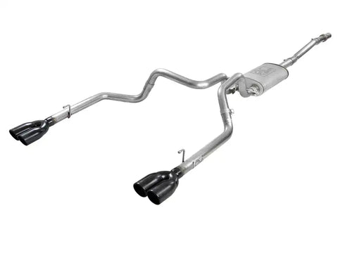 aFe 49-34104-B Vulcan Series 3in-2-1/2in 304 SS Cat-Back 2019 GM Silverado / Sierra 1500 V8-5.3L w/ Black Tips